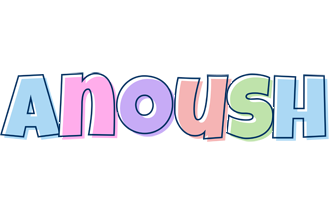 Anoush pastel logo