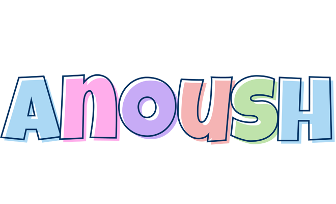 Anoush pastel logo
