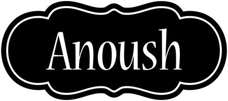 Anoush welcome logo