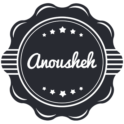 Anousheh badge logo