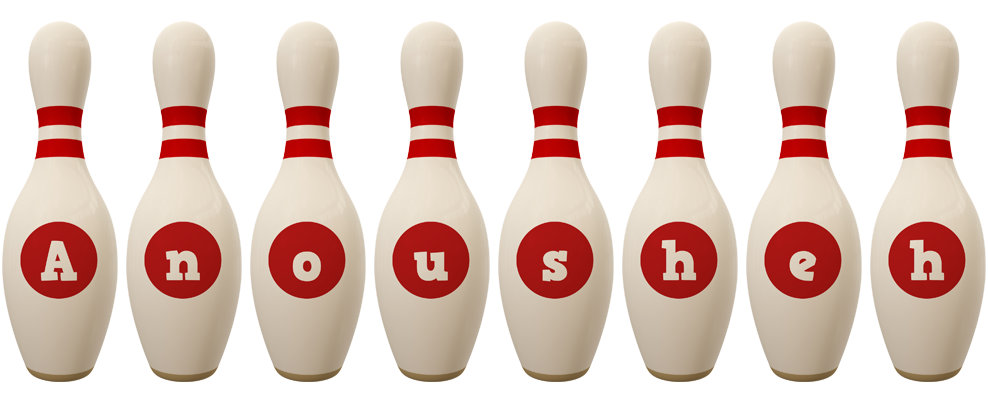 Anousheh bowling-pin logo