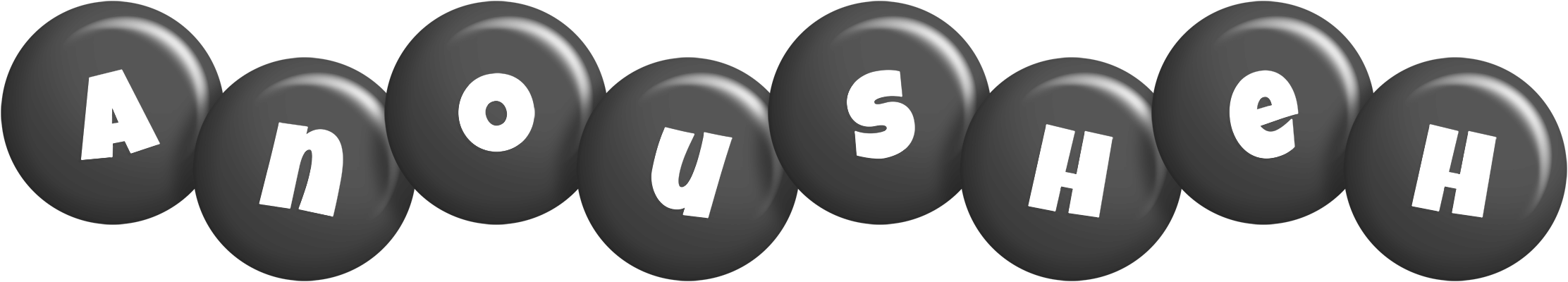 Anousheh candy-black logo