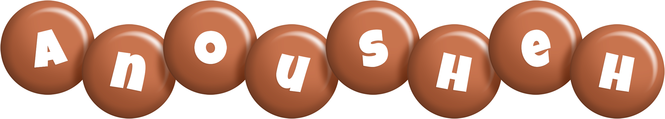 Anousheh candy-brown logo