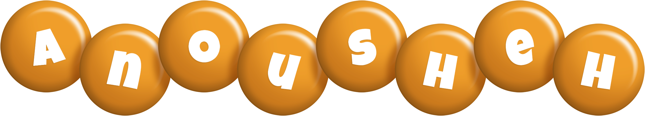 Anousheh candy-orange logo