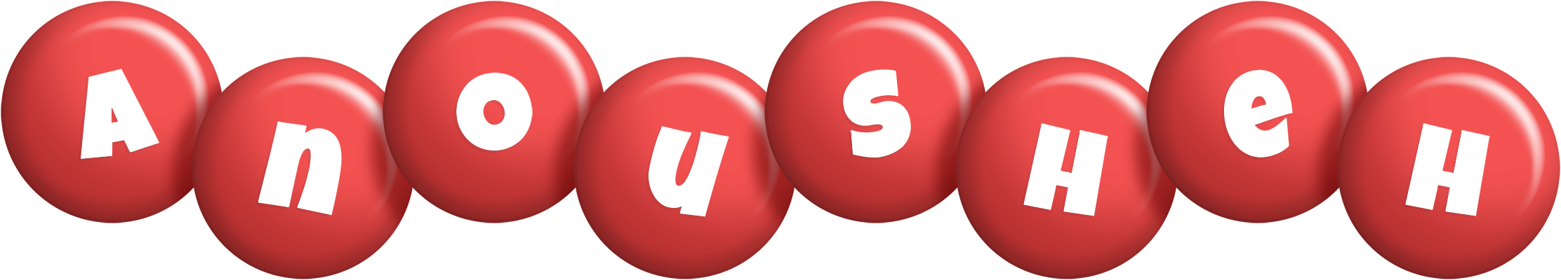 Anousheh candy-red logo