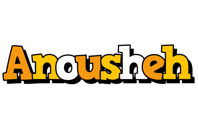 Anousheh cartoon logo