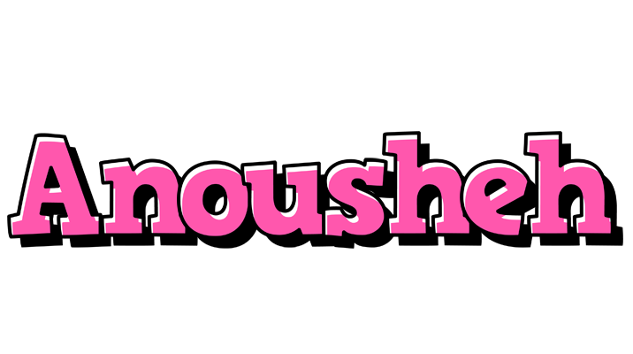 Anousheh girlish logo