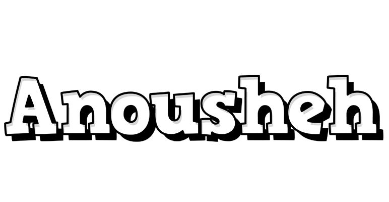 Anousheh snowing logo