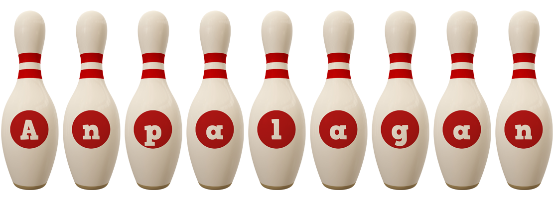 Anpalagan bowling-pin logo
