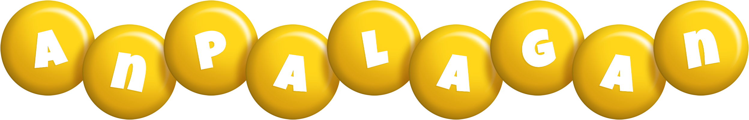 Anpalagan candy-yellow logo