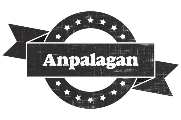 Anpalagan grunge logo