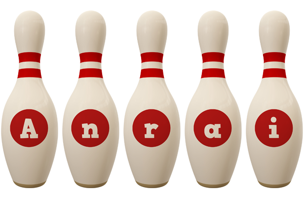 Anrai bowling-pin logo