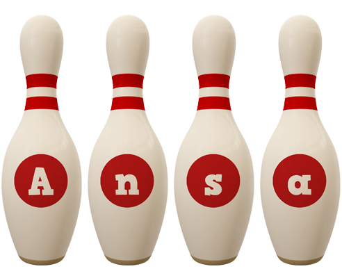 Ansa bowling-pin logo