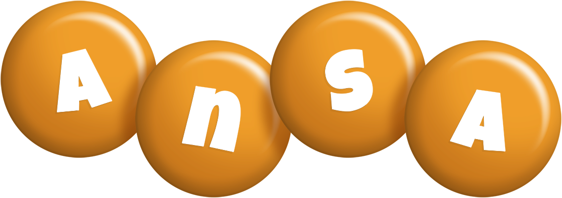 Ansa candy-orange logo