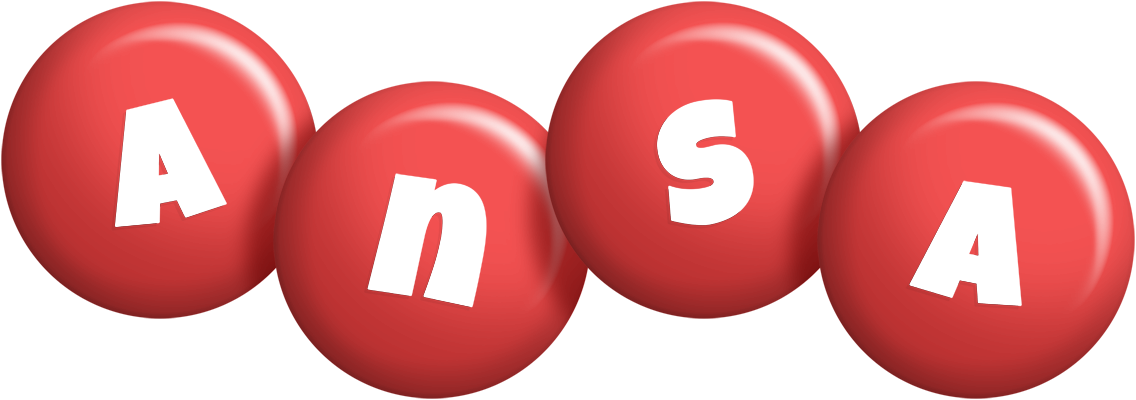 Ansa candy-red logo