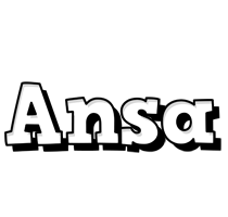 Ansa snowing logo