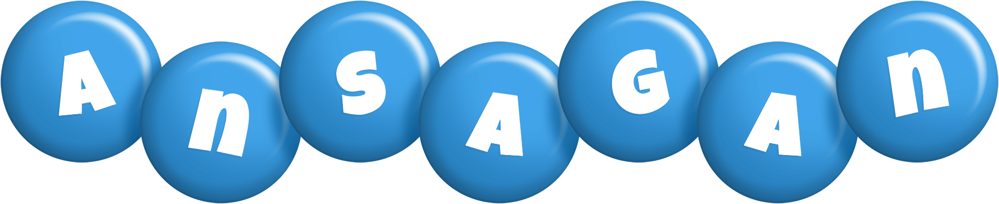 Ansagan candy-blue logo