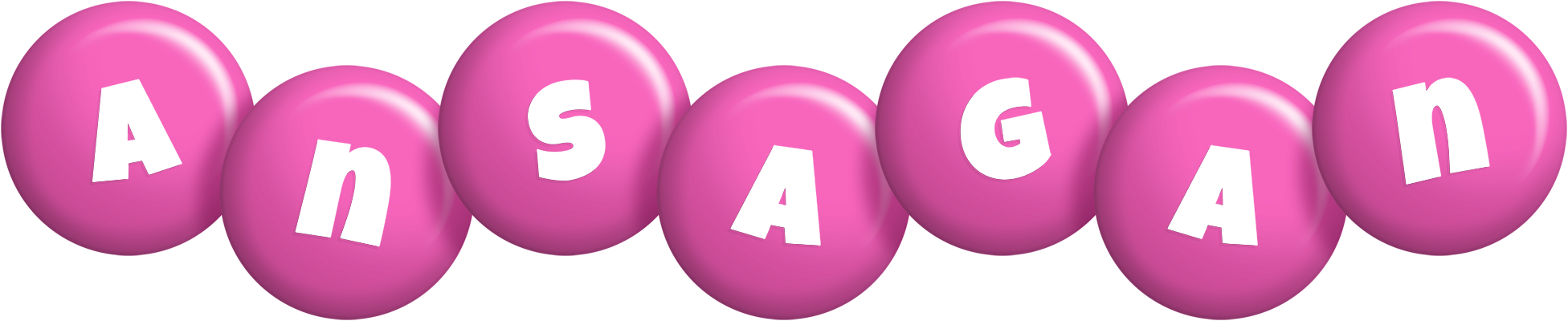 Ansagan candy-pink logo