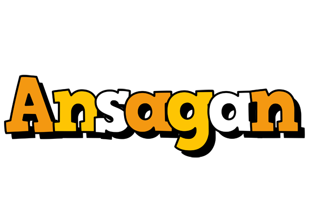 Ansagan cartoon logo