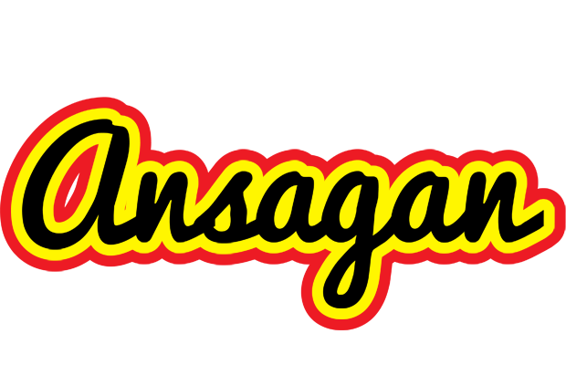 Ansagan flaming logo