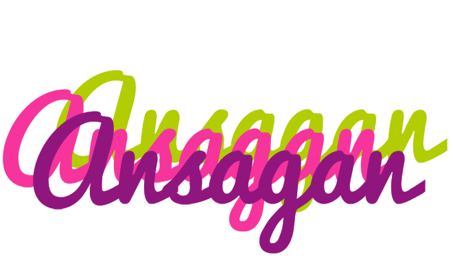 Ansagan flowers logo