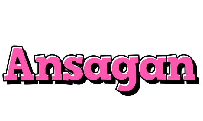 Ansagan girlish logo
