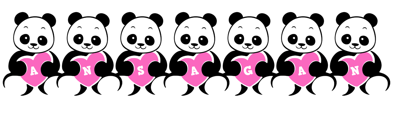 Ansagan love-panda logo