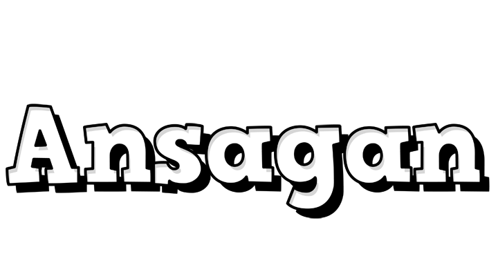 Ansagan snowing logo