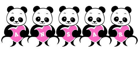 Ansar love-panda logo