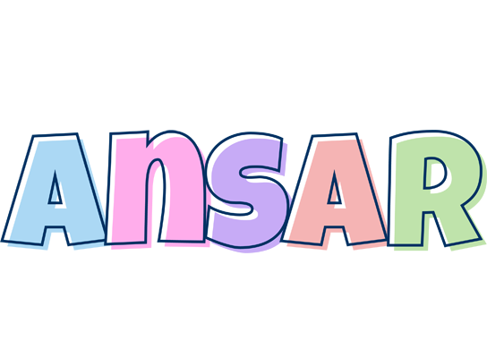Ansar pastel logo