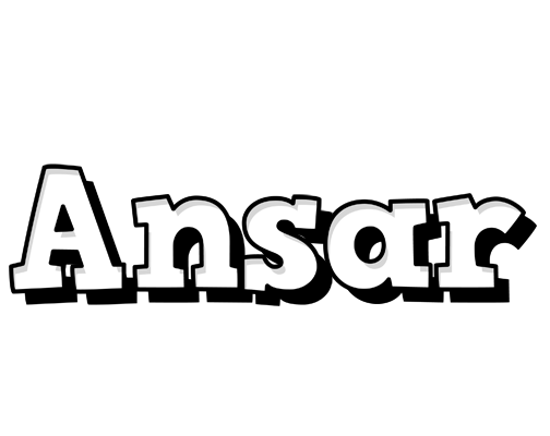 Ansar snowing logo