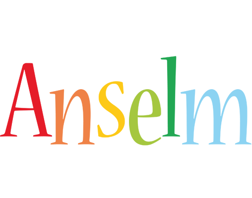 Anselm birthday logo