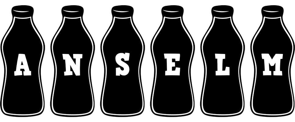 Anselm bottle logo