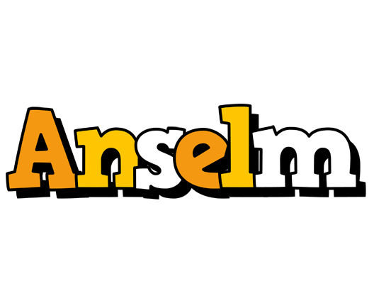 Anselm cartoon logo