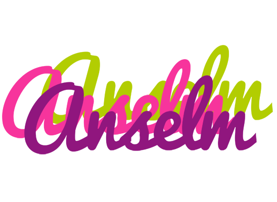 Anselm flowers logo