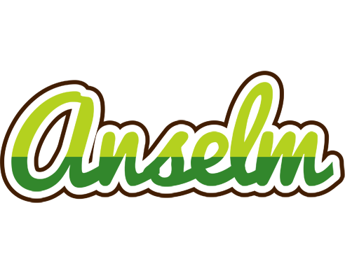 Anselm golfing logo