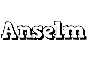 Anselm snowing logo