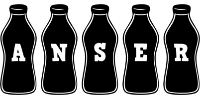 Anser bottle logo