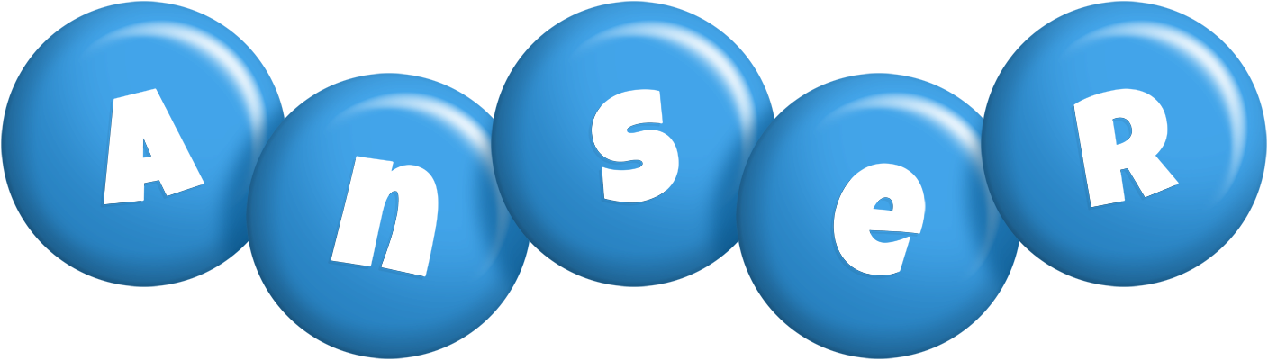 Anser candy-blue logo