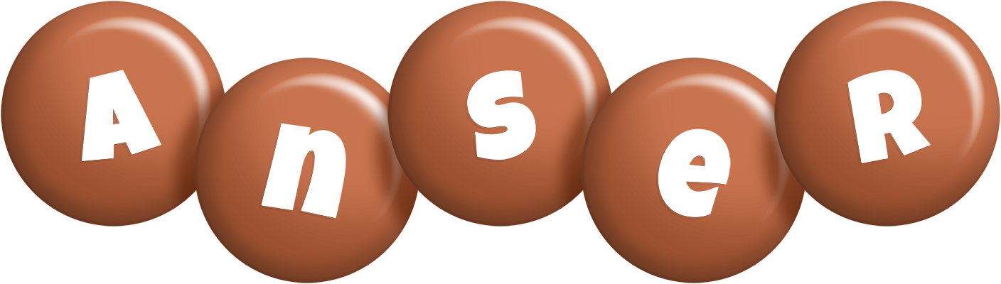 Anser candy-brown logo