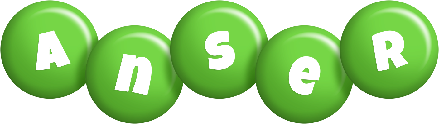 Anser candy-green logo