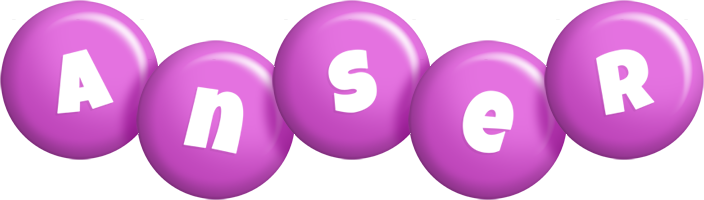 Anser candy-purple logo