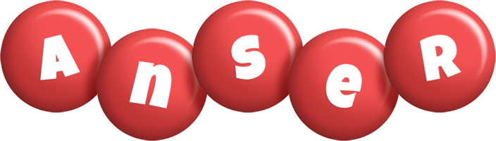 Anser candy-red logo
