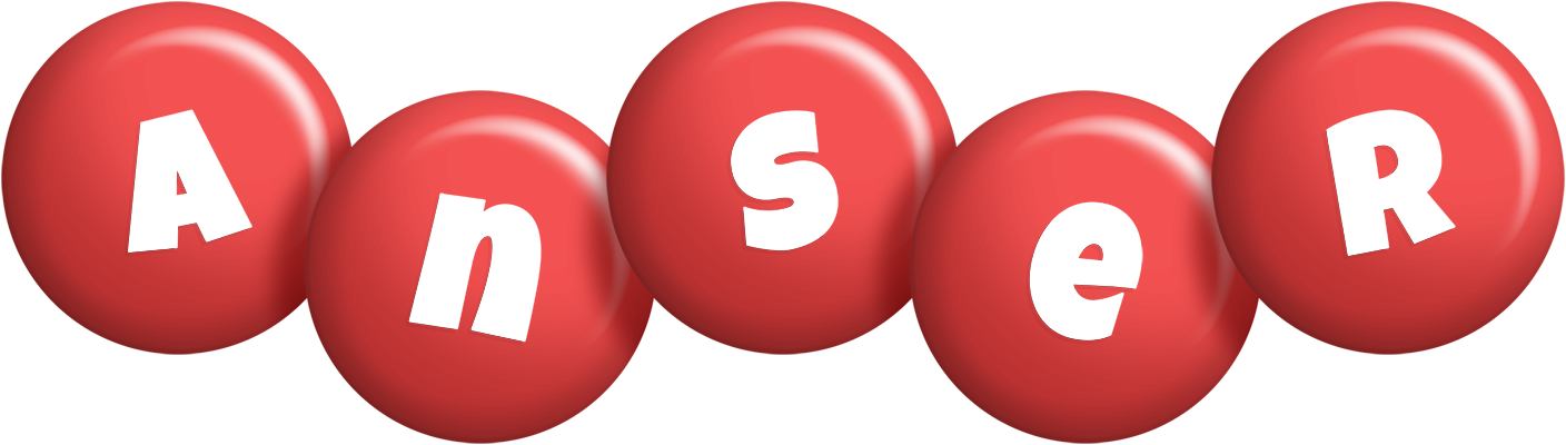 Anser candy-red logo