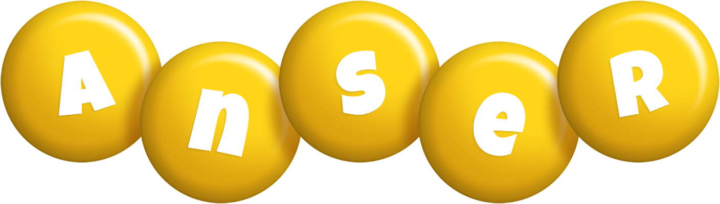Anser candy-yellow logo