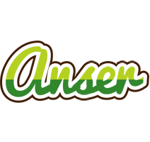 Anser golfing logo