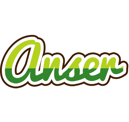 Anser golfing logo
