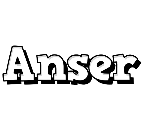 Anser snowing logo
