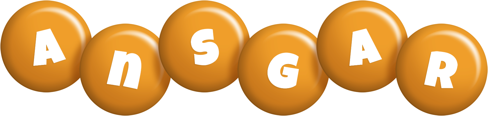 Ansgar candy-orange logo