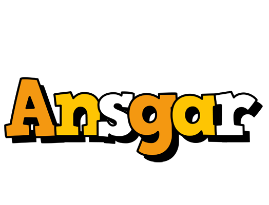 Ansgar cartoon logo